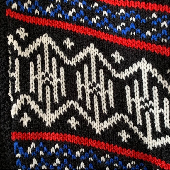 Fringe trim open draped sweater/cardigan - Picture 3 of 6